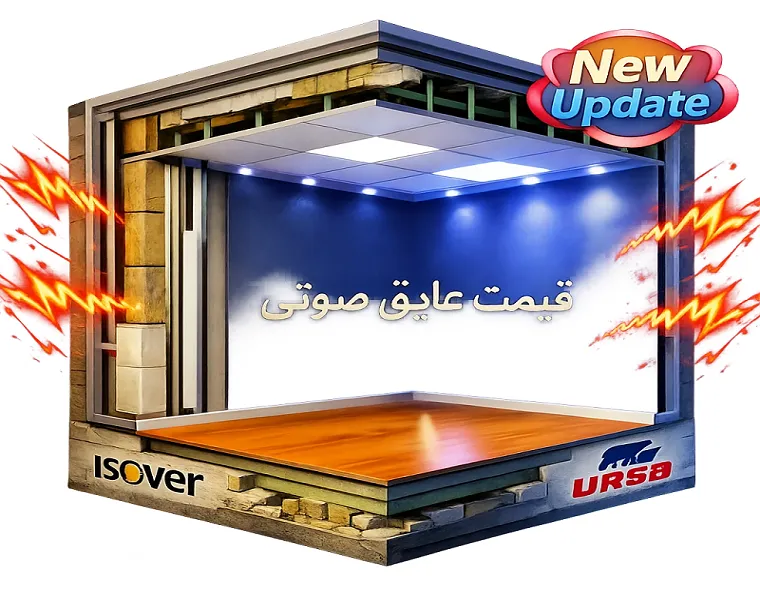 قیمت و خرید عایق صوتی دیوار مشترک، سقف و کف - لیست قیمت جدید ایده پویان