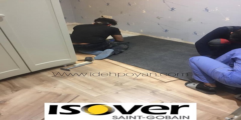 طریقه نصب عایق صوتی کف زیر پارکت