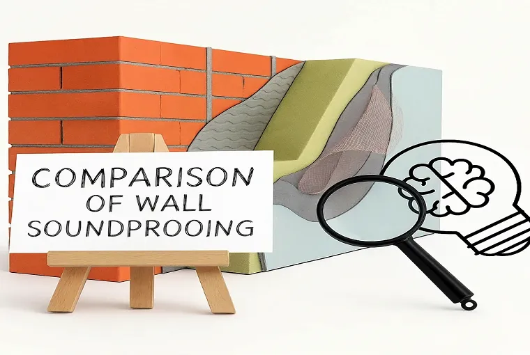 مقایسه عایق های صوتی دیوار