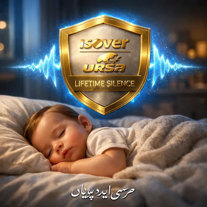 ضمانت همیشگی خرید عایق صوتی دیوار مشترک برند ایزوور و اورسا - تضمین سکوت ابدی